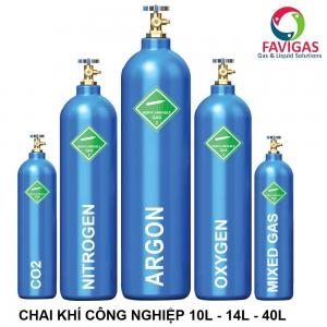 Cung cấp khí công nghiệp Argon, CO2, Nitơ, Oxy, Acetylen, Heli, Hydro tại Bình Dương